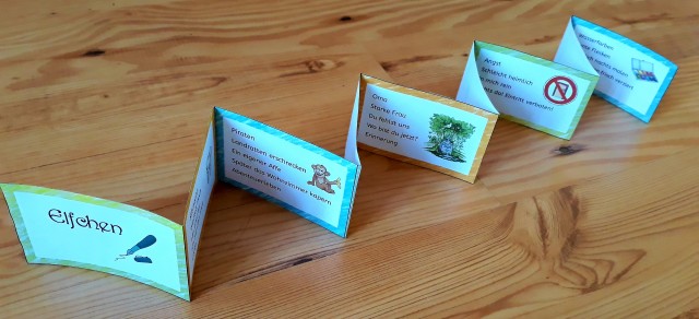 Leporello mit Elfchen