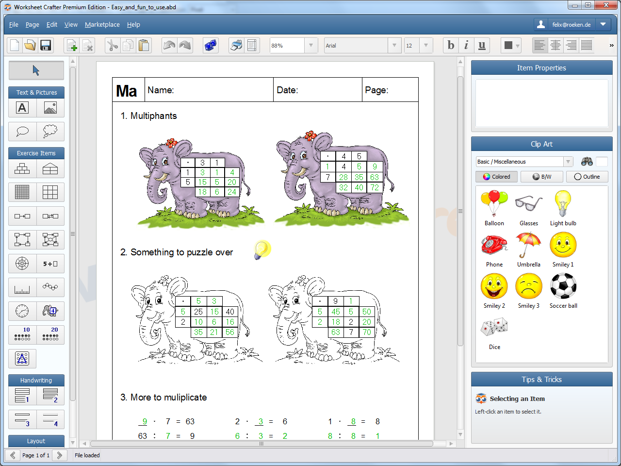 Worksheet Crafter