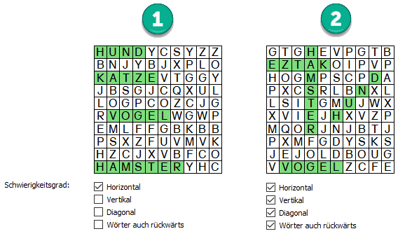 Platzieren Kreuzworträtsel Platzieren Kreuzworträtsel
